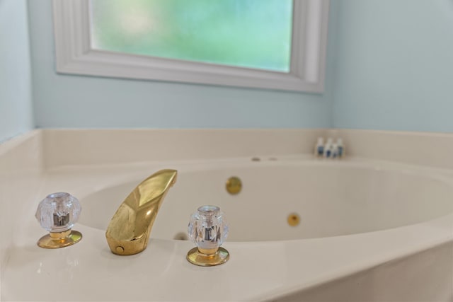 1601 Heidi Trl, Buckhead, GA 30625 - bathroom with a jetted tub and healthy amount of natural light