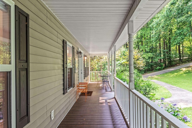 1601 Heidi Trl, Buckhead, GA 30625 - view of wooden porch