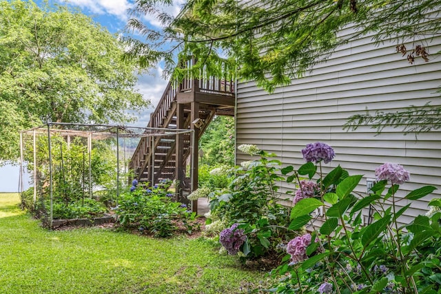 1601 Heidi Trl, Buckhead, GA 30625 - view of green lawn featuring stairway
