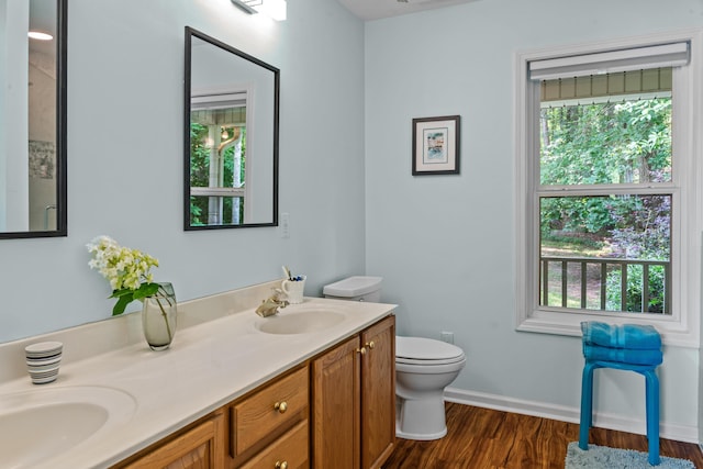 1601 Heidi Trl, Buckhead, GA 30625 - full bath featuring double vanity, toilet, and plenty of natural light