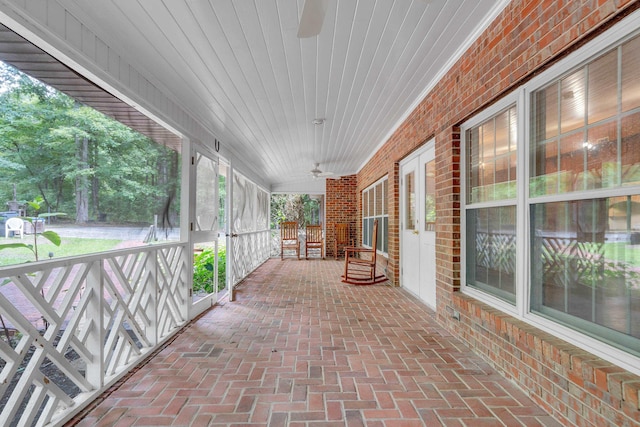 view of patio / terrace with covered porch