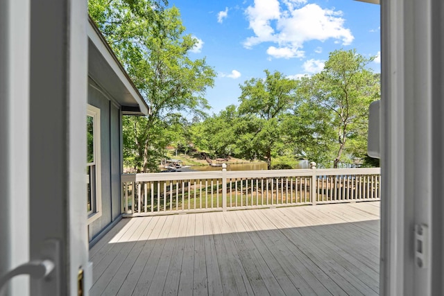 view of deck