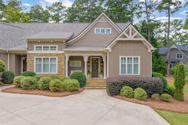 view of craftsman-style house