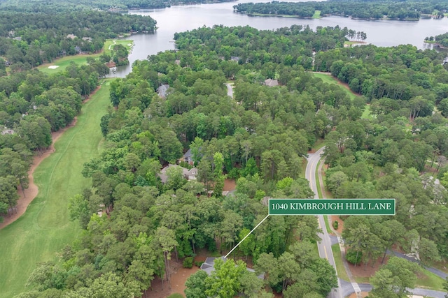 1040 Kimbrough Hill Ln, Greensboro, GA 30642 - aerial view of property and surrounding area with a nearby body of water