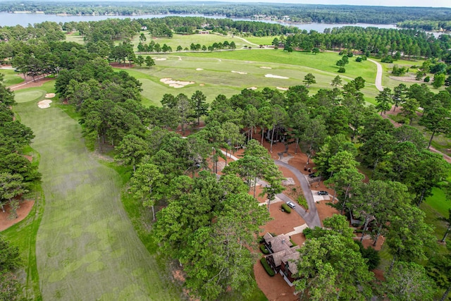 125 Secoffee Dr, Eatonton, GA 31024 - birds eye view of property featuring view of golf course and a water view