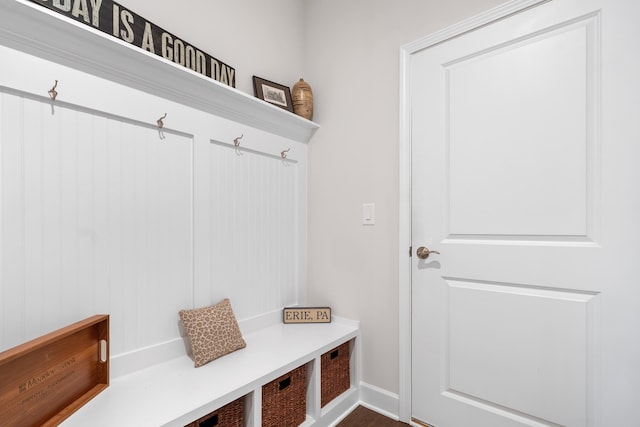 view of mudroom