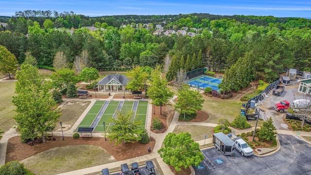1000 Eight Knot Ct, Greensboro, GA 30642 - aerial view of a heavily wooded area
