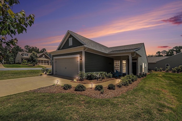 1000 Eight Knot Ct, Greensboro, GA 30642 - view of home's exterior with a lawn, driveway, and a shingled roof