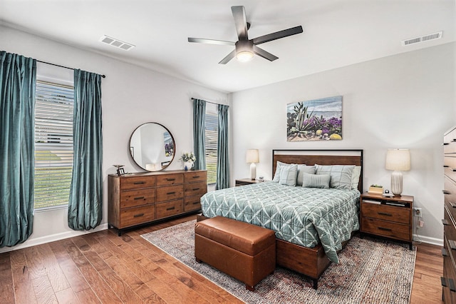 1000 Eight Knot Ct, Greensboro, GA 30642 - bedroom featuring wood finished floors, baseboards, and ceiling fan