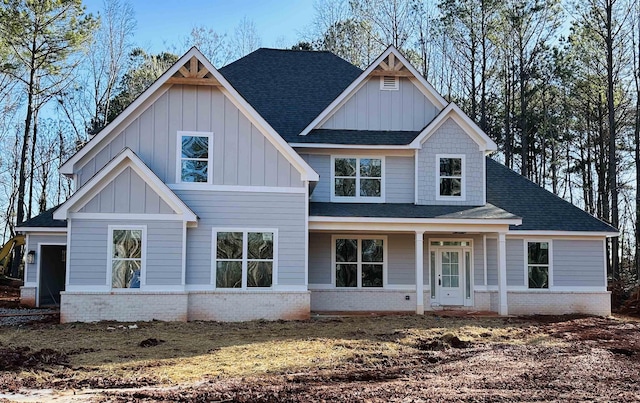 view of craftsman inspired home