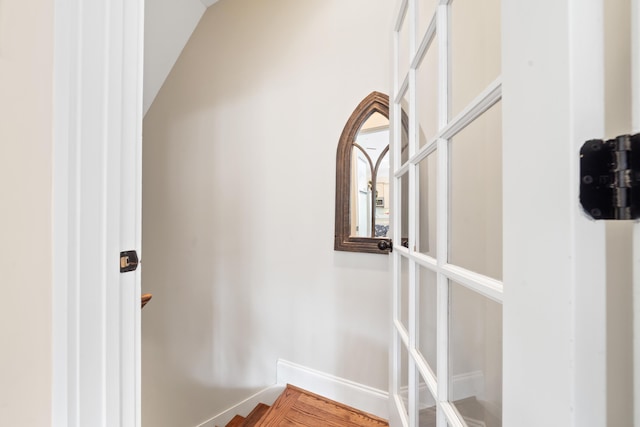interior space with baseboards