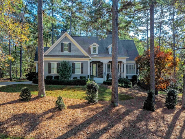 view of cape cod-style house