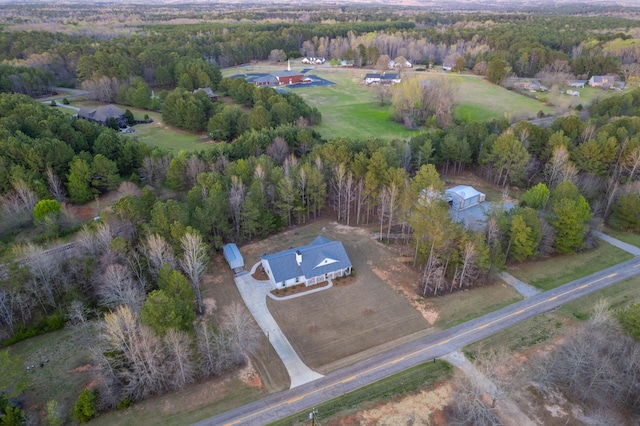 5761 Dixie Hwy, Rutledge, GA 30663 - aerial view of property and surrounding area featuring a forest