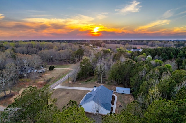 5761 Dixie Hwy, Rutledge, GA 30663 - aerial view of property and surrounding area featuring a forest