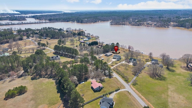 1051 Twin Rivers Rd, Greensboro, GA 30642 - aerial view of property's location with a nearby body of water and a forest