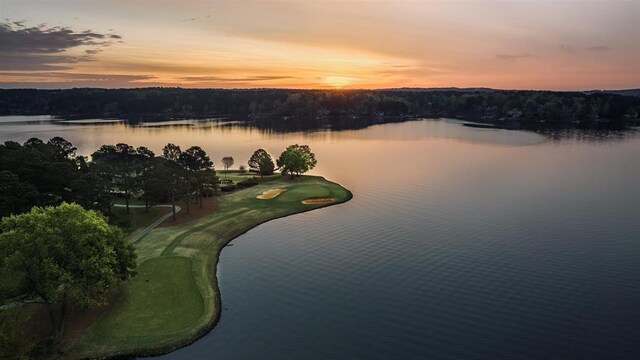 water view with view of golf course