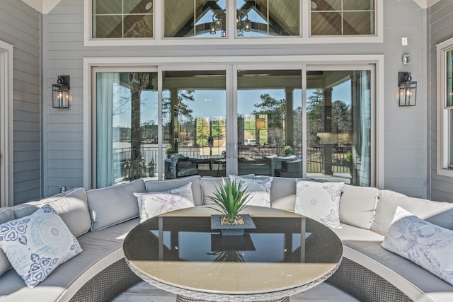 view of patio / terrace featuring outdoor lounge area