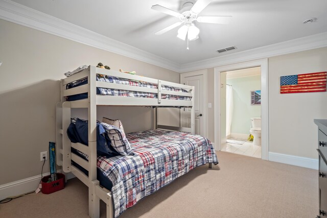 120UNIT304 Indian Summer Path, Eatonton, GA 31024 - carpeted bedroom featuring ornamental molding and ceiling fan
