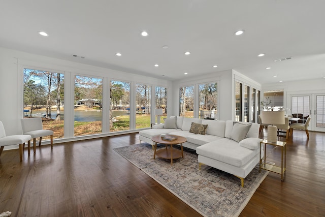 136 Hidden Lake Dr, Eatonton, GA 31024 - sunroom featuring visible vents and a healthy amount of sunlight