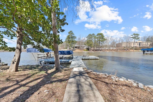 136 Hidden Lake Dr, Eatonton, GA 31024 - view of dock with a water view