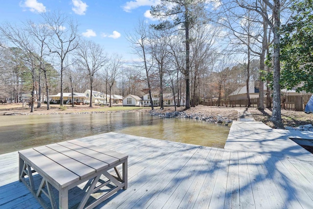 136 Hidden Lake Dr, Eatonton, GA 31024 - deck with a boat dock and fence
