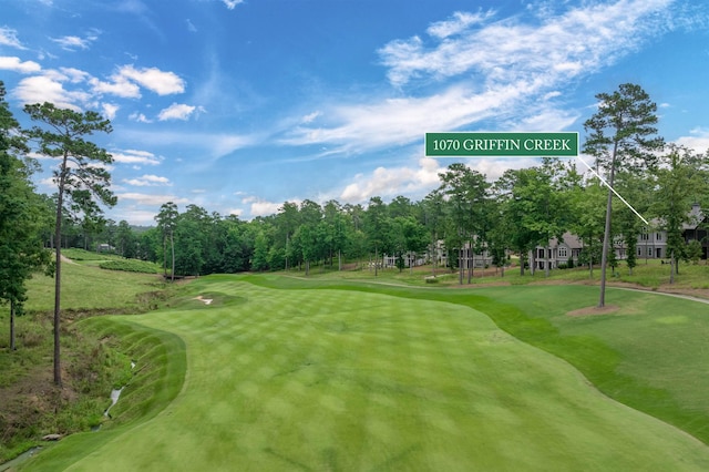 1070 Griffin Crk, Greensboro, GA 30642 - view of community featuring view of golf course and view of scattered trees