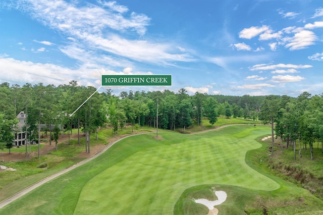 1070 Griffin Crk, Greensboro, GA 30642 - surrounding community with golf course view and view of wooded area