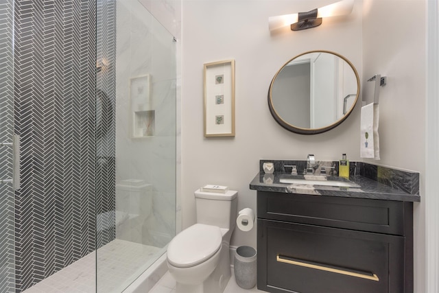 1070 Griffin Crk, Greensboro, GA 30642 - bathroom featuring vanity and tiled shower