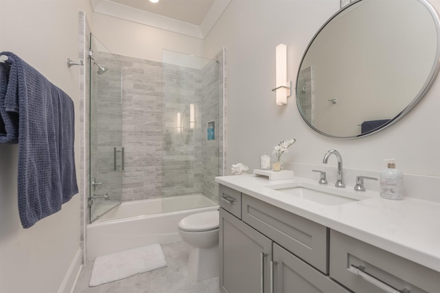 1070 Griffin Crk, Greensboro, GA 30642 - bathroom featuring vanity and combined bath / shower with glass door
