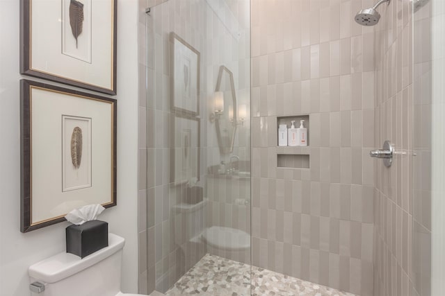 1070 Griffin Crk, Greensboro, GA 30642 - bathroom featuring toilet and tiled shower