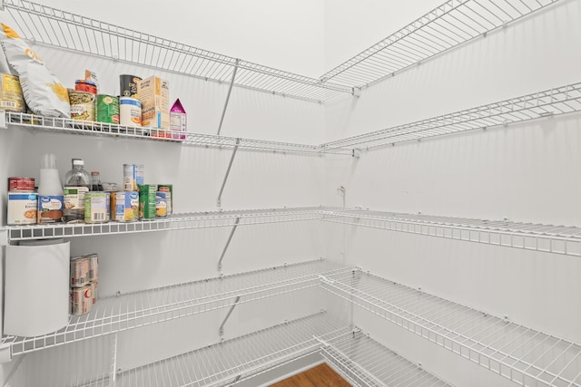 view of pantry