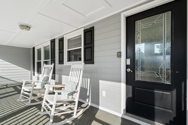 408 Sheffield Ln, Sparta, GA 31087 - doorway to property with covered porch