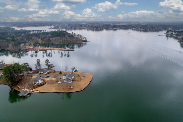 408 Sheffield Ln, Sparta, GA 31087 - birds eye view of property featuring a water view