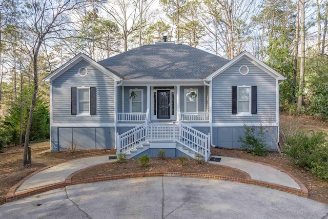 1101 Maple Ridge Way, Greensboro, GA 30642 - single story home with roof with shingles, stairs, and a porch