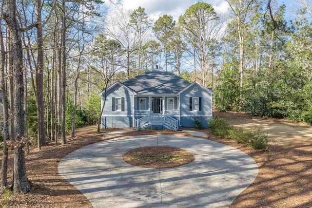 view of bungalow-style home