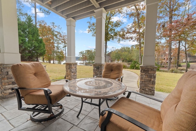 view of patio