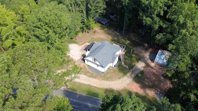 222 River Bend Dr, Eatonton, GA 31024 - aerial view of property and surrounding area featuring a forest