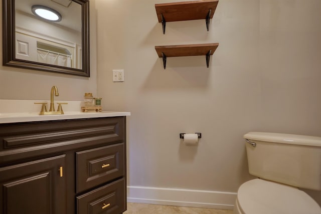 222 River Bend Dr, Eatonton, GA 31024 - bathroom featuring toilet and vanity