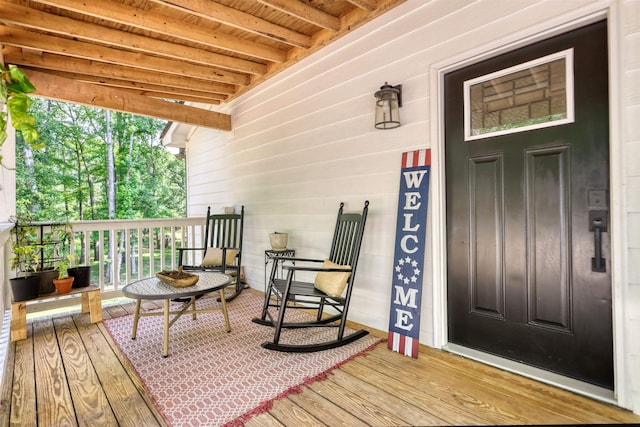 222 River Bend Dr, Eatonton, GA 31024 - entrance to property with covered porch