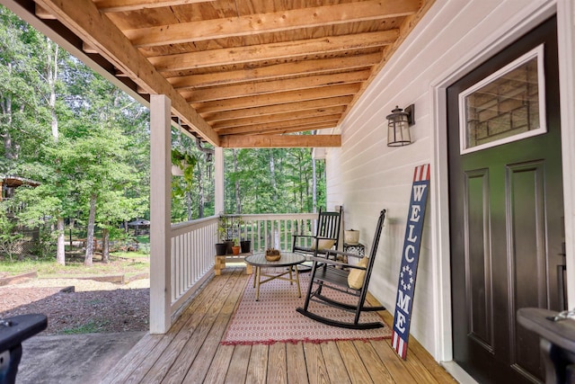 222 River Bend Dr, Eatonton, GA 31024 - view of wooden deck