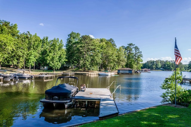 128 Turtle Ct, Eatonton, GA 31024 - dock area with a water view