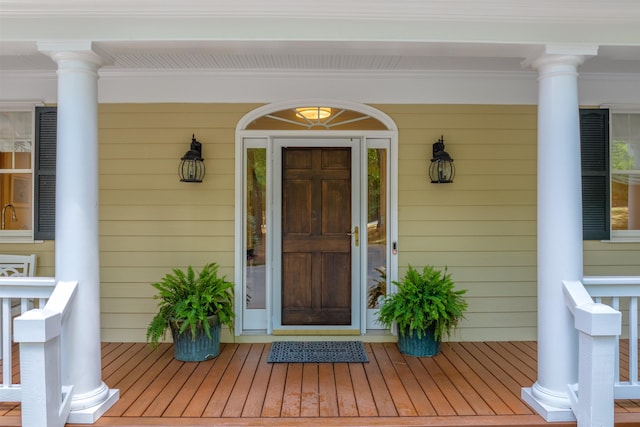 view of property entrance