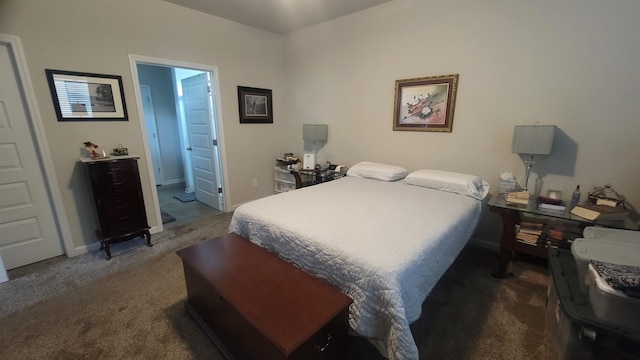  - carpeted bedroom featuring ensuite bathroom
