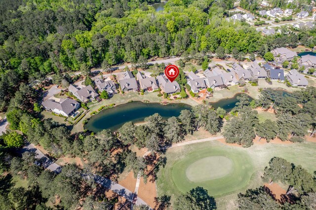 112 Arbors Ln, Eatonton, GA 31024 - bird's eye view featuring a residential view, a water view, and view of golf course
