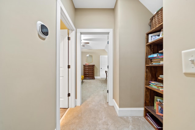 112 Arbors Ln, Eatonton, GA 31024 - hall with baseboards and carpet flooring