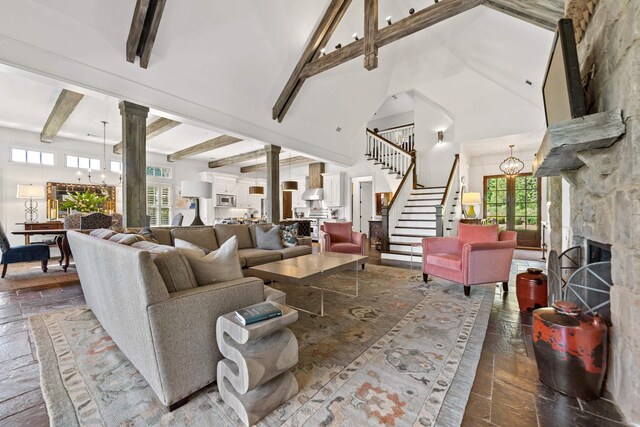 112 Arbors Ln, Eatonton, GA 31024 - building lobby with stairs