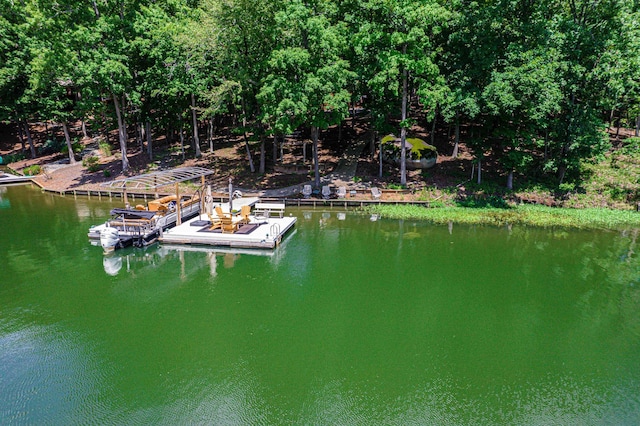 114 Oak Ridge Ln, Eatonton, GA 31024 - dock area with a water view