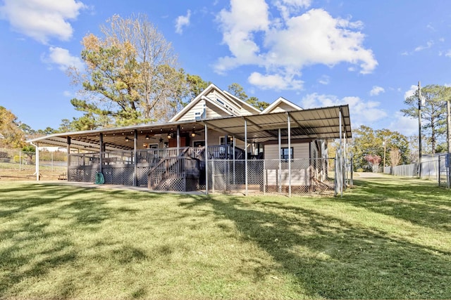 view of stable