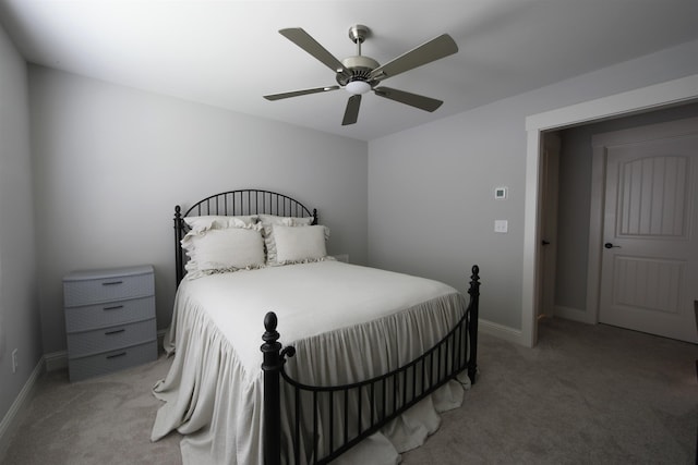 1060 Legend Dr, Greensboro, GA 30642 - bedroom with light carpet and ceiling fan