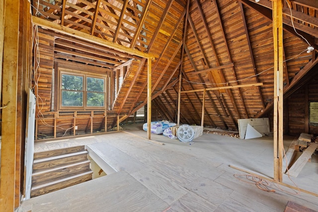 406 Madison Ave, Eatonton, GA 31024 - view of unfinished attic